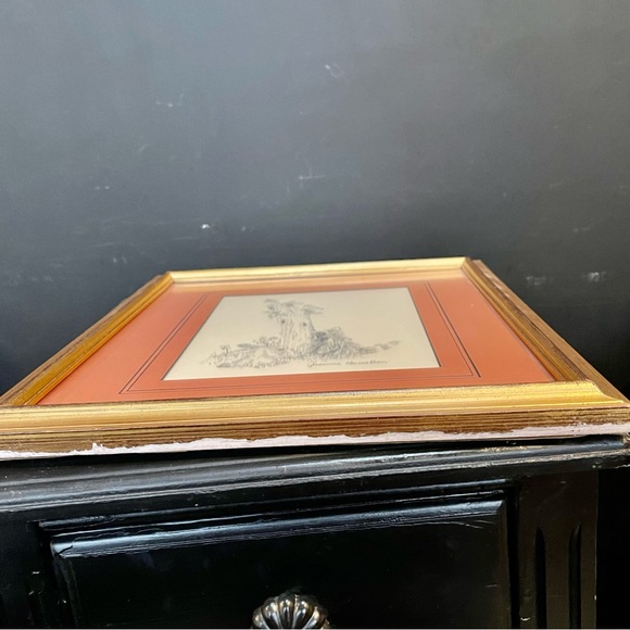 Vintage Original Pen and Ink drawing by Joanna Hamilton. Framed and Signed - Picture 13 of 16